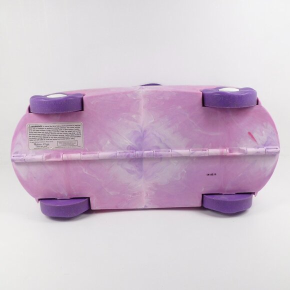 Trunki Kids' Ride On Suitcase Swirl Tie Dye Purple Pink Travel Case Luggage - Picture 4 of 12